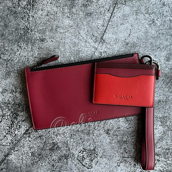 NWT Coach Leather SLG Trio - Picture 7 of 7